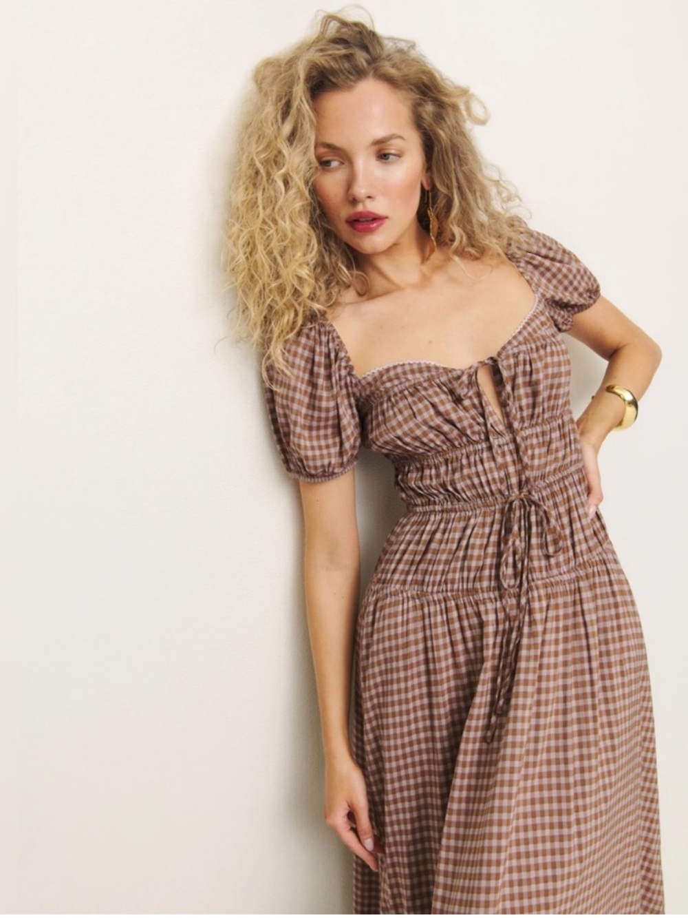NWT Reformation Rhett Dress Size 6 - Picture 3 of 11